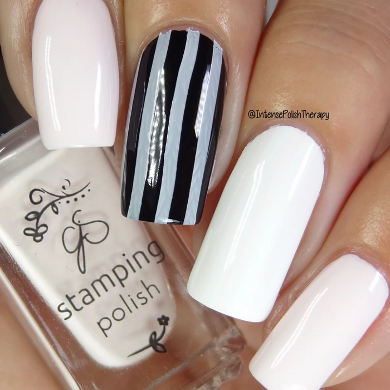 Clear Jelly Stamper stamping polish #67 Secret Garden, available at www.lanternandwren.com.