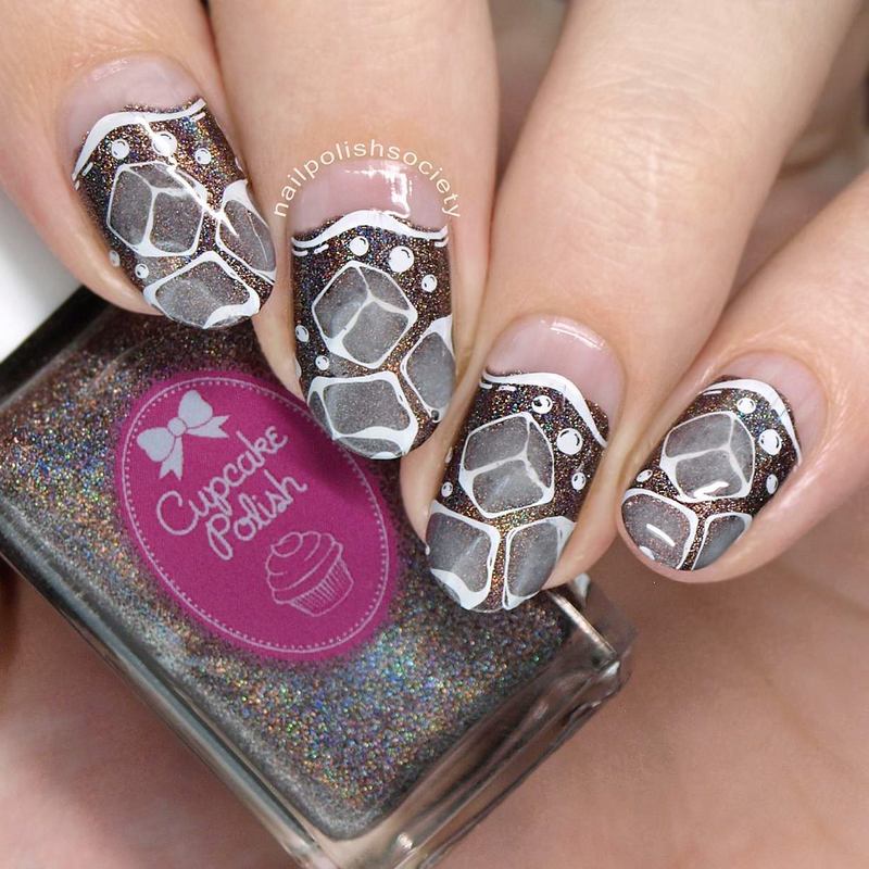 Bottoms Up Nail Art Stamping Plate By Uber Chic