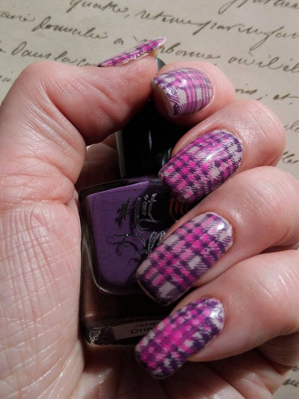 That Famous Plaid Stamping Plate — Glitterati