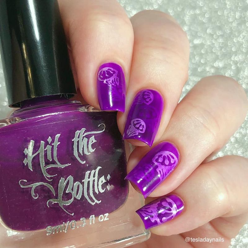 Purple Hooter Jelly Shot nail polish. Available at www.lanternandwren.com.