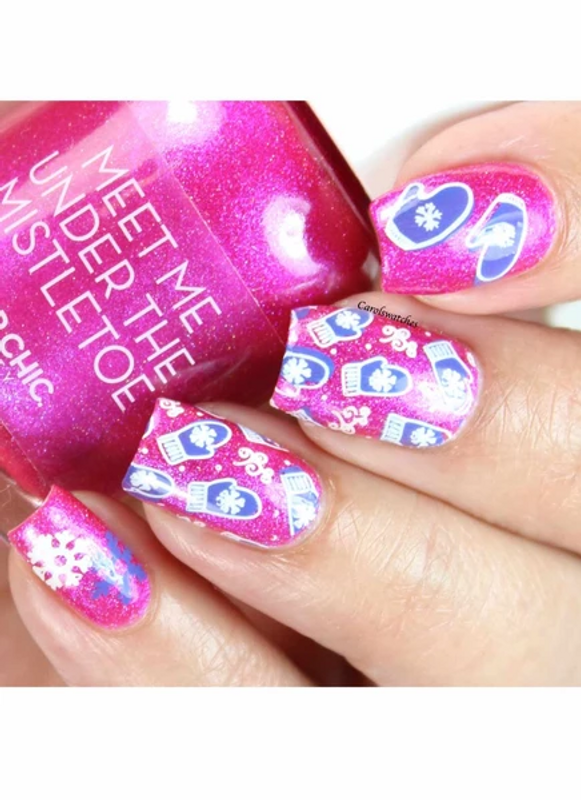 Holiday Jingle - UberChic Christmas Nail Stamping Plate