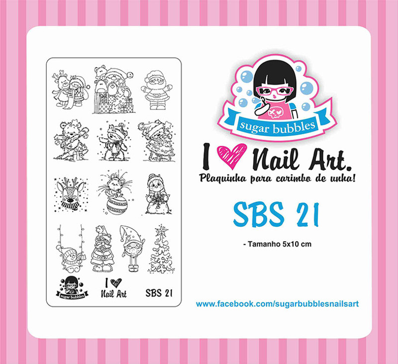 Sugar Bubbles SBS-21 nail stamping plate. Available at www.lanternandwren.com.