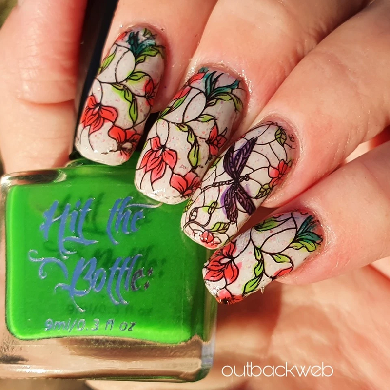 Nail Art - Stained Glass manicure - My Nail Polish Online