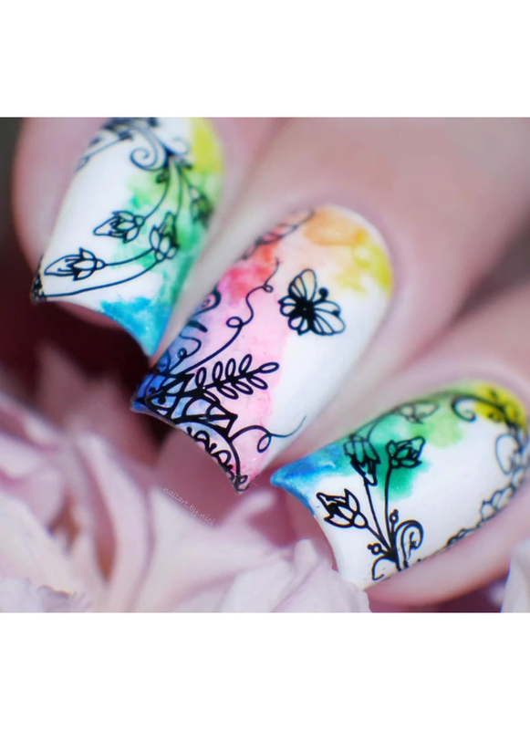 Uber Chic We All Scream For Ice Cream nail stamping plate, available at  .