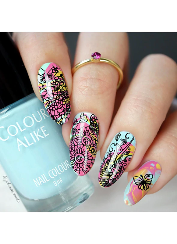 Uber Chic We All Scream For Ice Cream nail stamping plate, available at  .