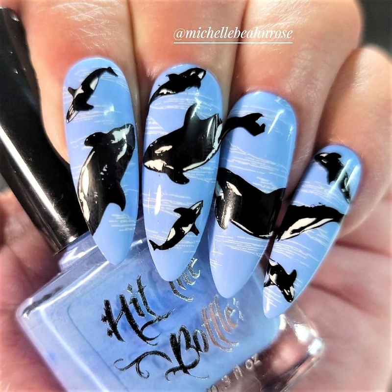 Wild About You 6 nail stamping plate, available exclusively at  .