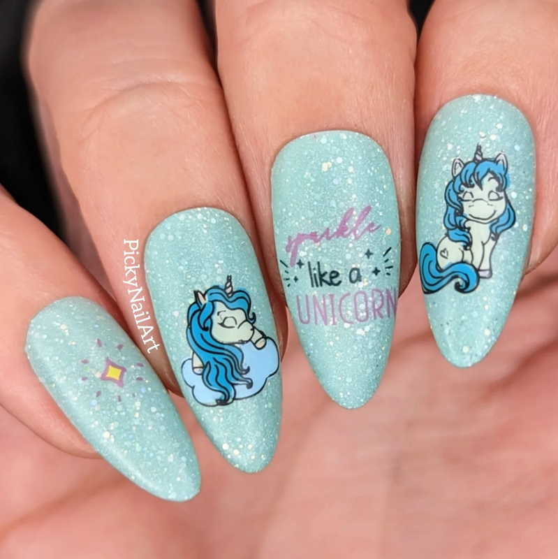 Day 193: Unicorns & More Nail Art | Unicorn nails, Unicorn nail art, Best nail  art designs