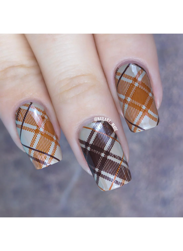 That Famous Plaid Stamping Plate — Glitterati