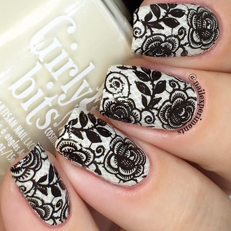 As Black As Night - Hit the Bottle Stamping Polish - Lantern & Wren