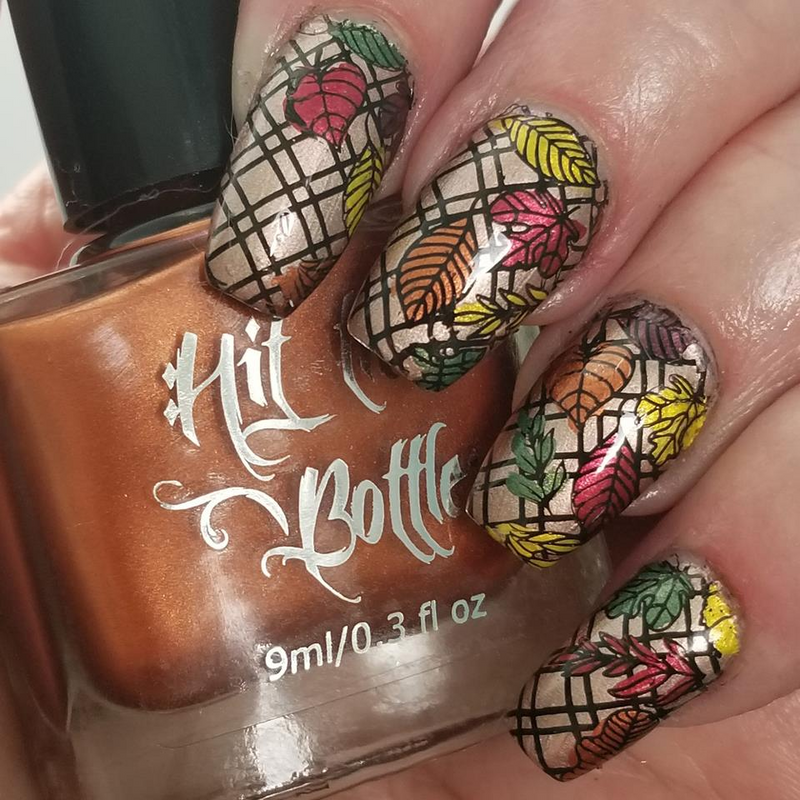 For the Love of Science - Hit the Bottle Nail Stamping Plate