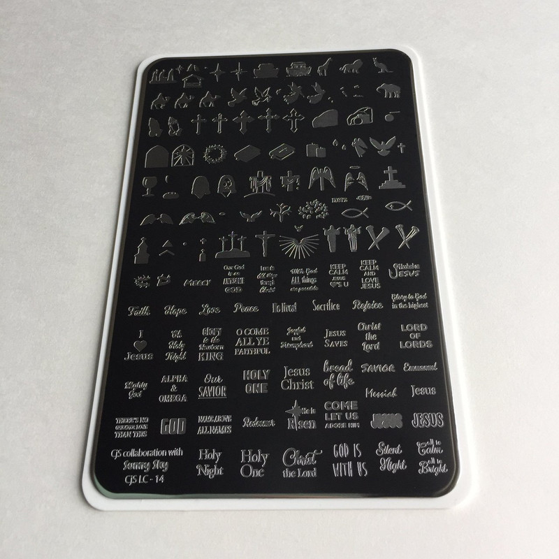 Jewelry Nail Stamping Plate QL145