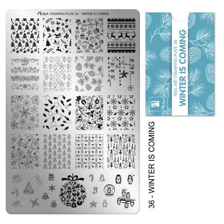 Moyra Stamping Plate 36, Winter is Coming