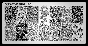 Creative Shop 185 stamping plate, available at www.lanternandwren.com.