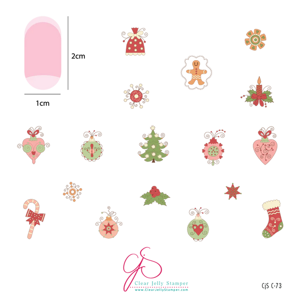 Clear Jelly Stamper Sweater Weather nail Clear Jelly Stamper Ornate Ornaments nail stamping