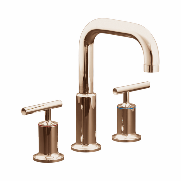 Purist Hob Mount Basin Set - Rose Gold Purist Hob Mount Basin Set - Rose Gold