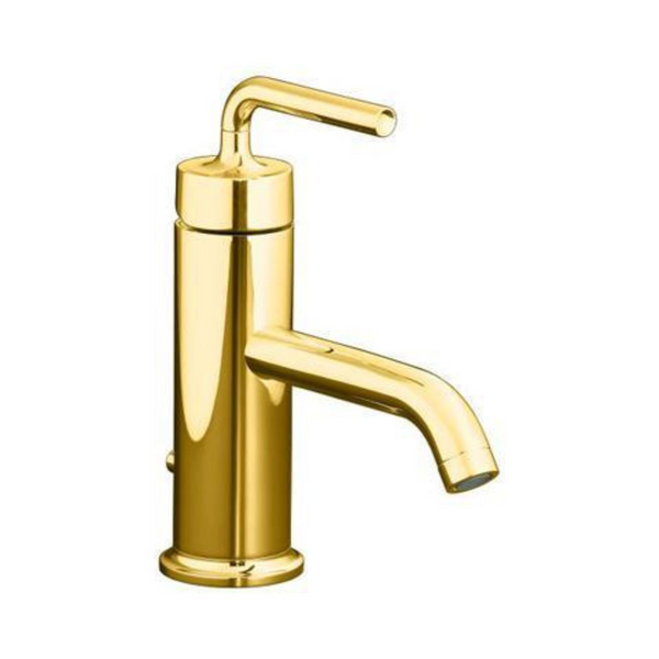 Purist Basin Mixer Polished Gold