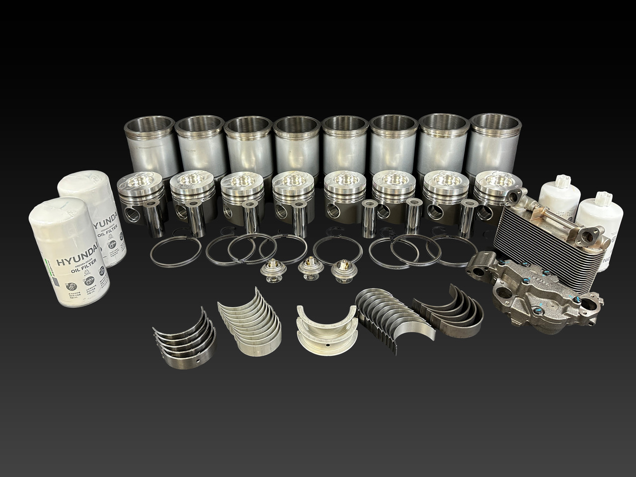 DAEWOO DOOSAN P158-LE V-8 DIESEL ENGINE GENERATOR