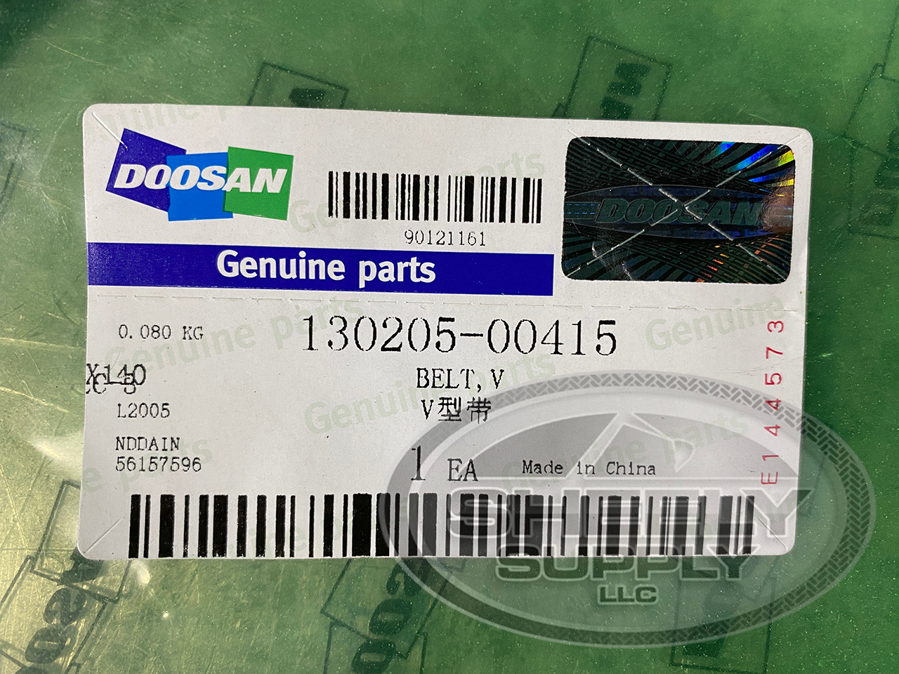 Doosan DL06P Water Pump Drive Belt P/N 130205-00415