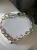 Silver Tone With Rhinestone Pendant Bracelet