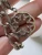 Silver Tone With Rhinestone Pendant Bracelet
