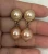 Vintage Fashion Jewelry Women's White & Pink Faux Pearl Drop Earrings