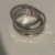 Retro Bracelet Silver Tone Triple Band Cuff