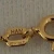 Vtg 925 Sterling Silver Gold Plated Ruby Red CZ Heart Necklace