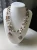 51" Beaded Necklace Czech Art Glass Beads Beautiful Colors Bohemian Flapper Rope