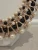 Multi-Layer Black and White Faux Pearl Necklace