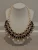 Multi-Layer Black and White Faux Pearl Necklace