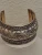 Scrolled Silver-tone Cuff Bangle Bracelet