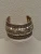 Scrolled Silver-tone Cuff Bangle Bracelet