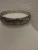 Silver-tone Cuff Bangle Bracelet w/Flowers and Leaves