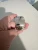 Park lane 1 1/2" wide 6 1/2" modernist silver tone cuff bracelet. Pre-owned in excellent condition