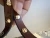 Tory Burch Flower Deco Logo Stud Leather Bracelet Dark Navy