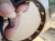 Tory Burch Flower Deco Logo Stud Leather Bracelet Dark Navy