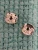 925 Sterling Silver Stud Earrings Featuring Round Purple Amethyst