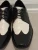 Stacy Adams Atticus Wing-Tip Shoes Men's Shoes Size 13 D Black & White in Box