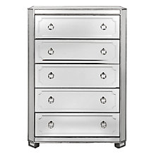 Simplicity Mirrored 5 Drawer Tal...