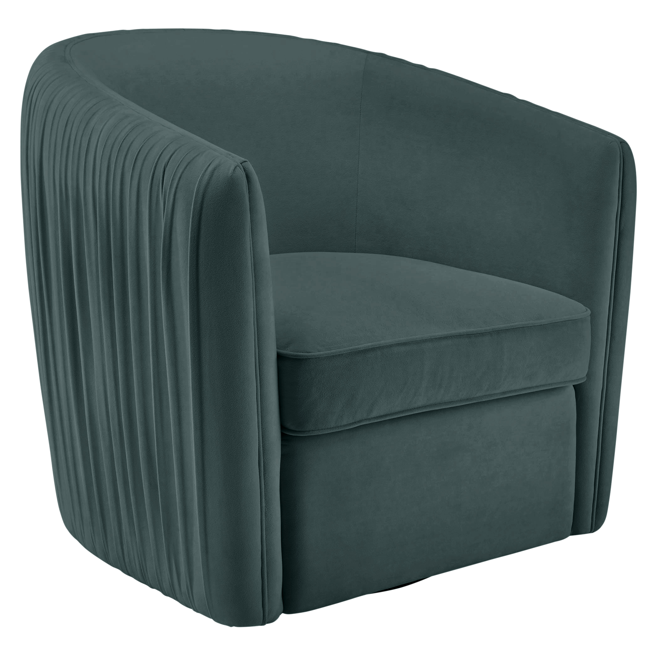 Aria Pleated Swivel Chair