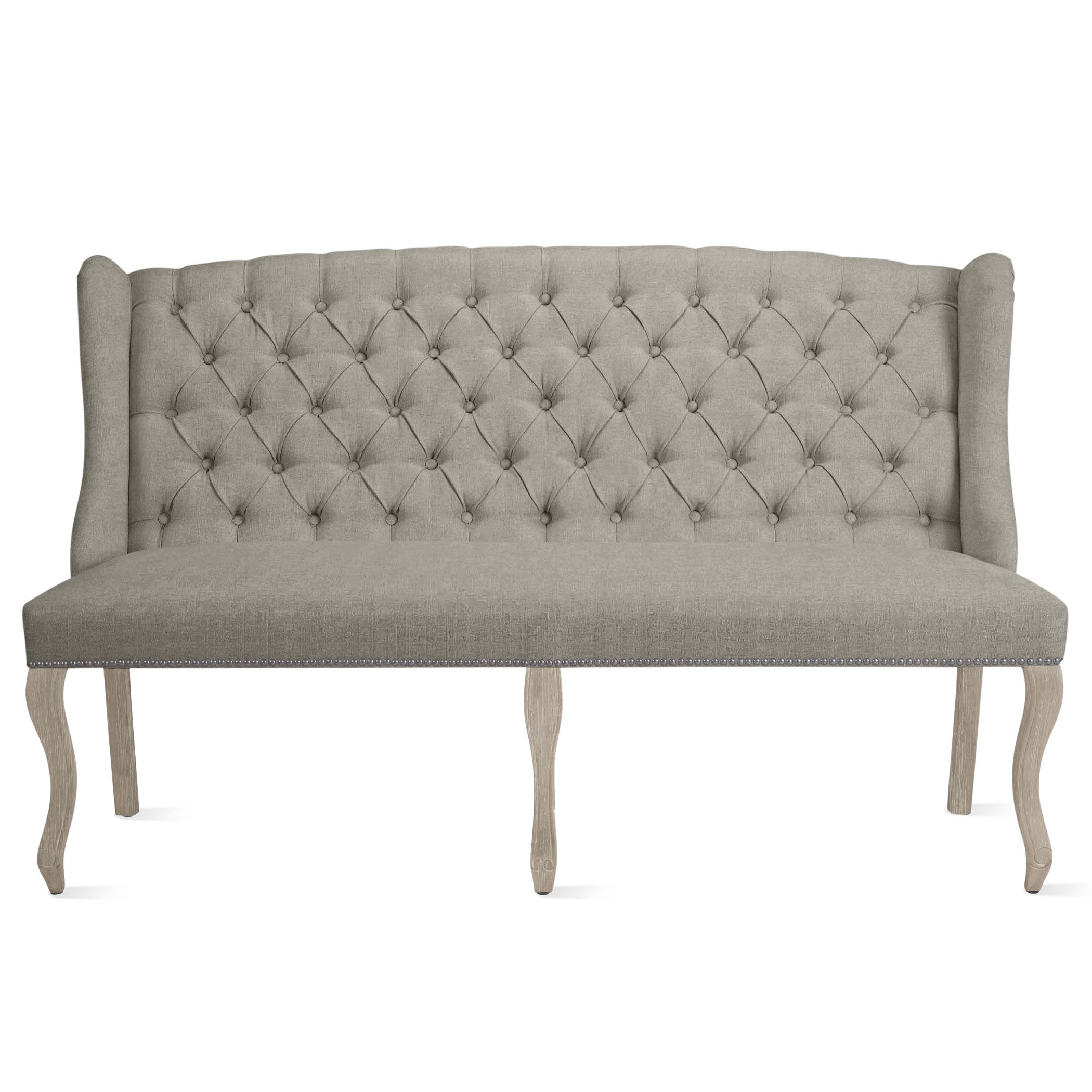 Archer Banquette - Natural Grey