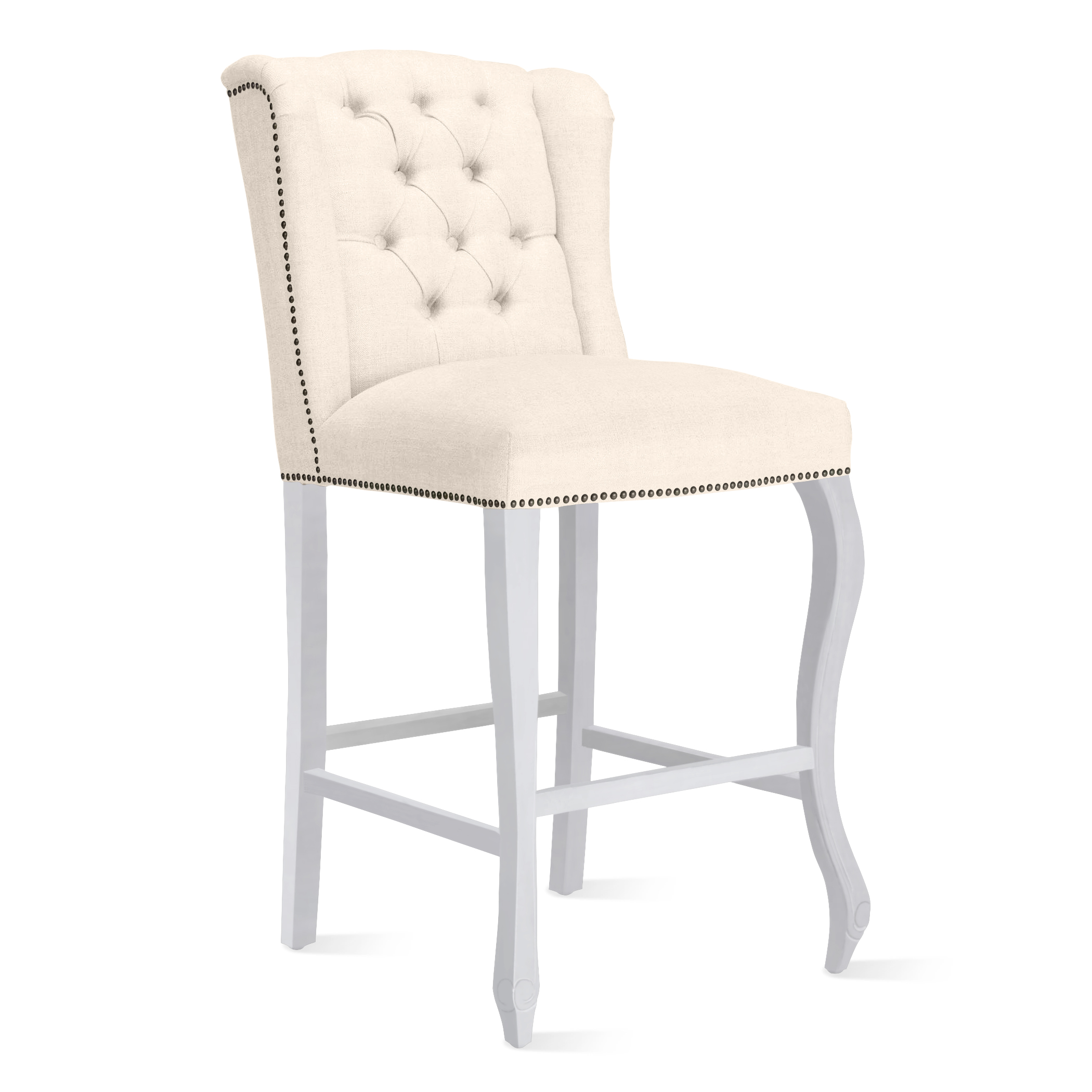 Archer Stool - High Gloss White