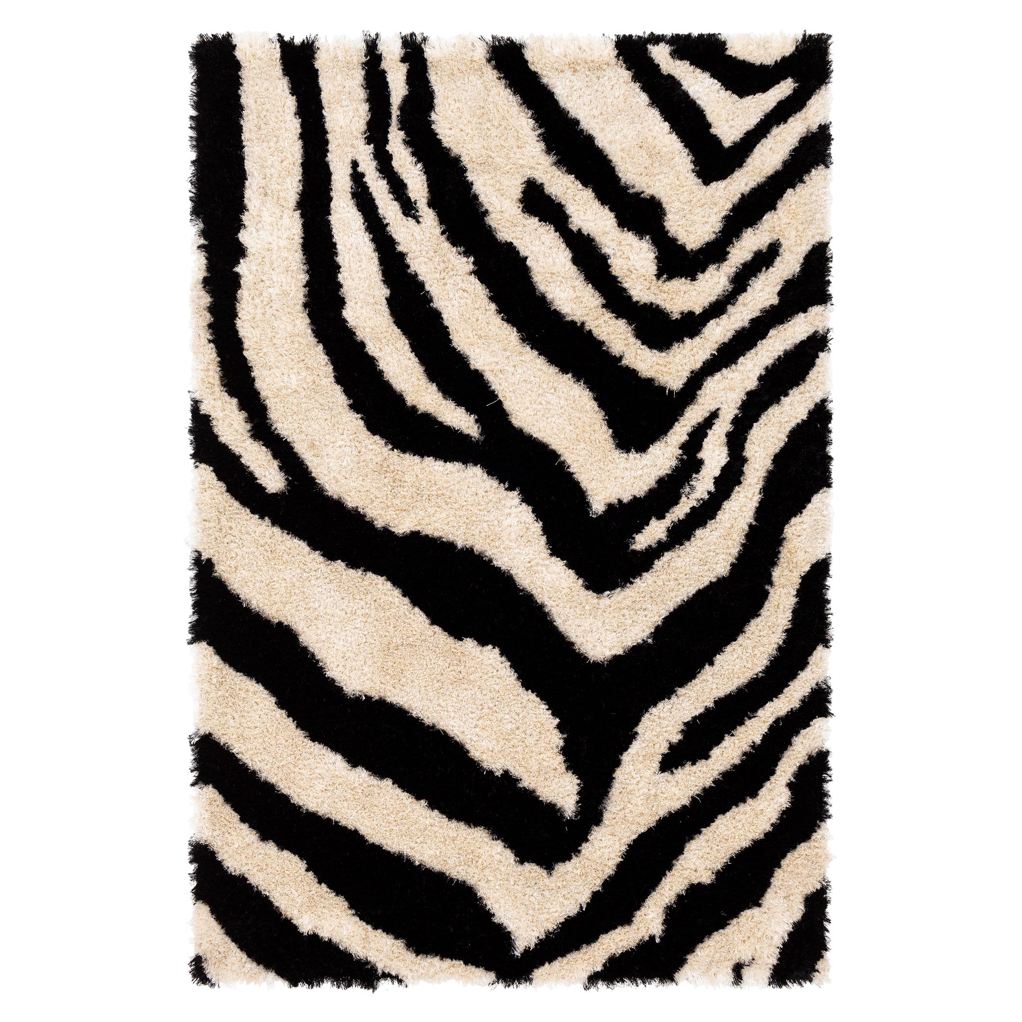 Ansel Rug - Black/Ivory | Zgallerie