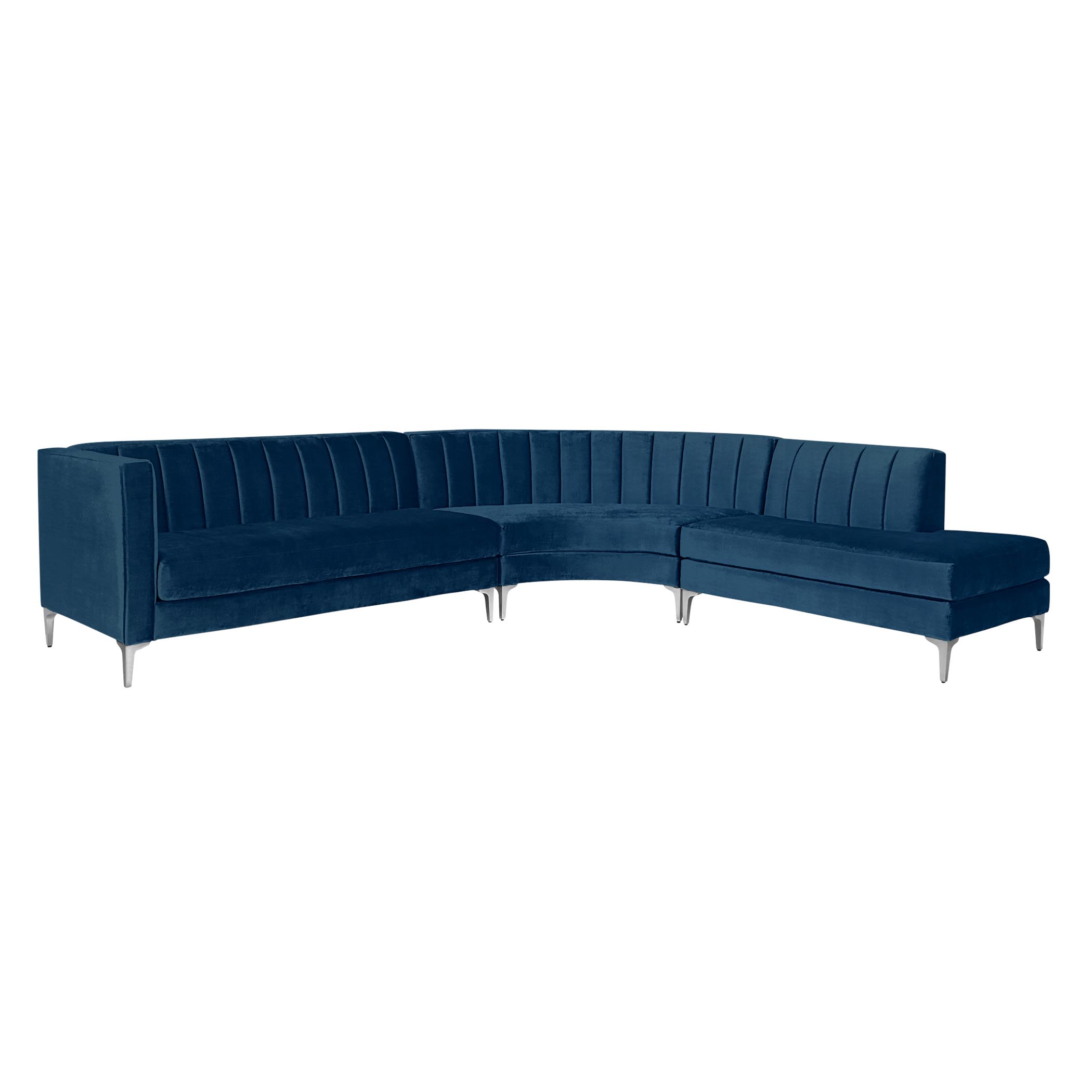 Crestmont Chaise Sectional - 3 PC