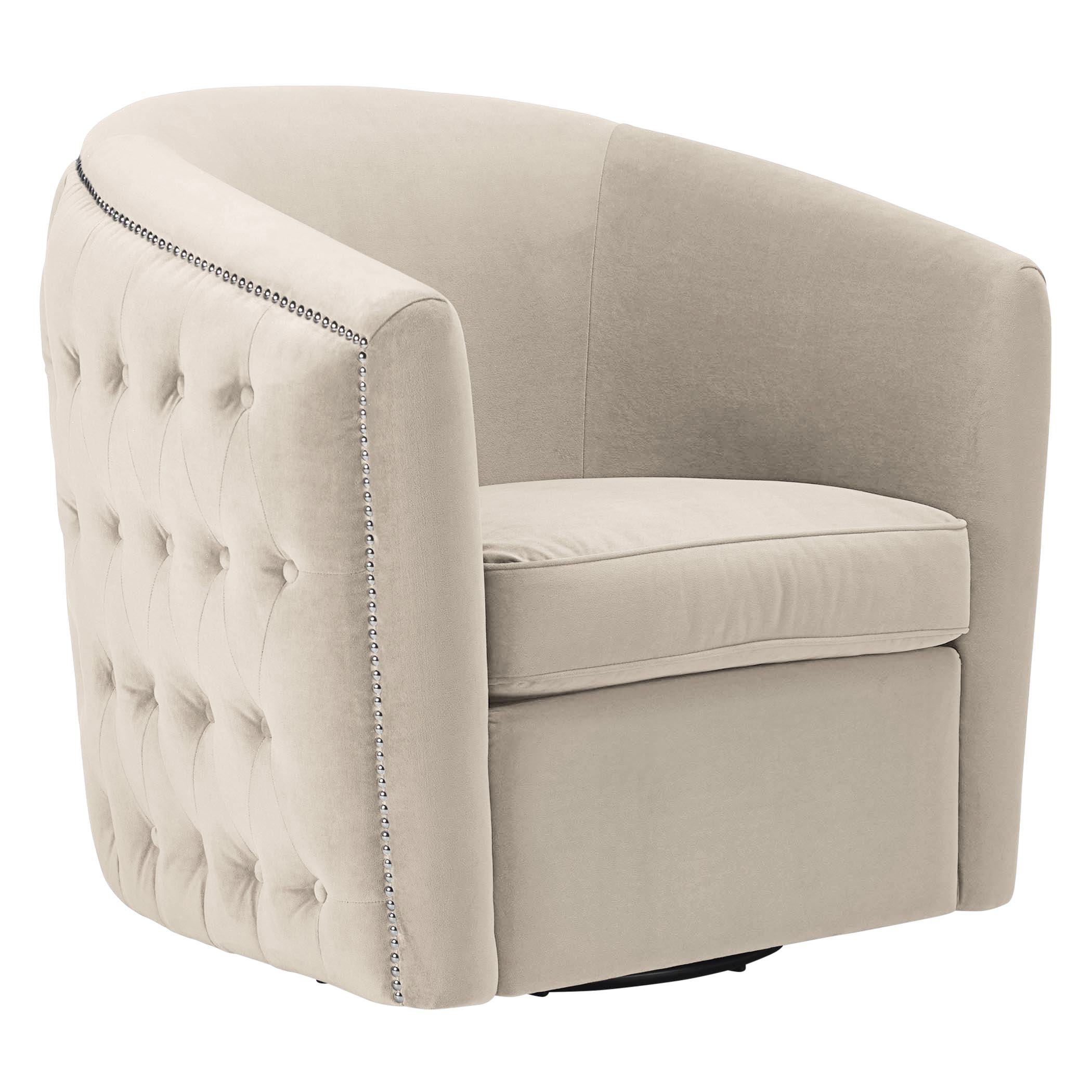 Aria Tufted Swivel Chair