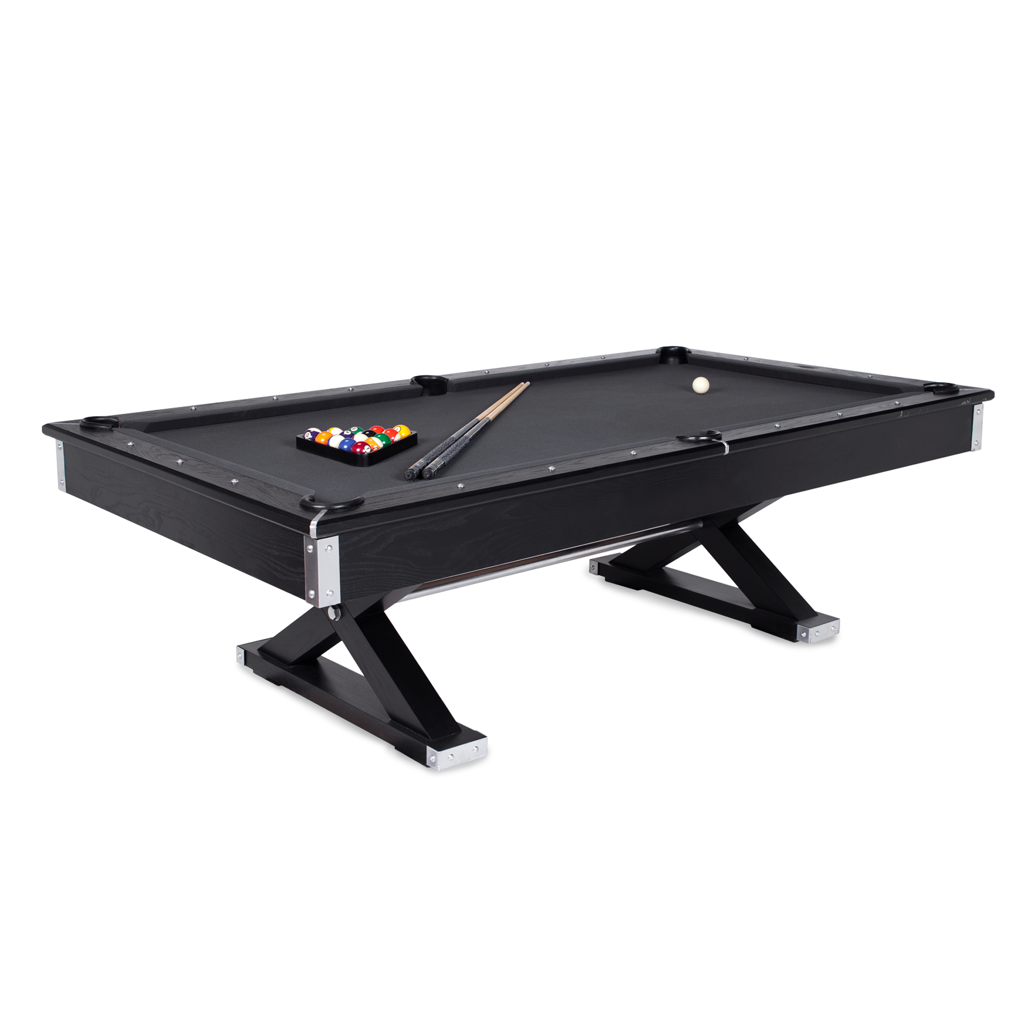 pool table - charcoal top (shown)