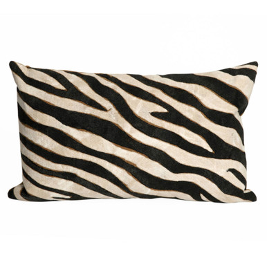 Serengeti Lumbar Pillow - Black/White