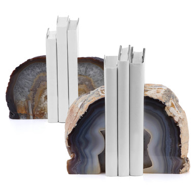 agate bookends agate bookends