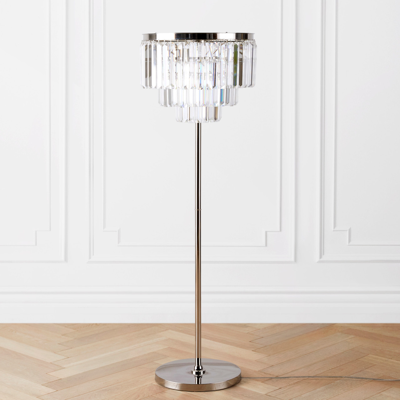 crystal stand up lamp