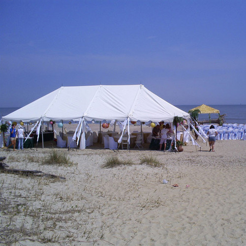 Testing 15- Copy of 18' x 40' Classic Series Pole Tent, Sectional Tent Top, Complete